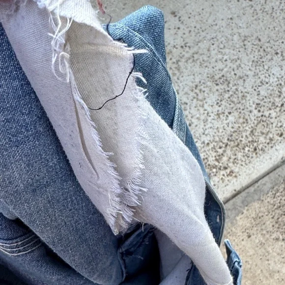 Levi's vintage (70s)white tag Wide Leg Women's carpenters Jeans - Picture 16 of 16